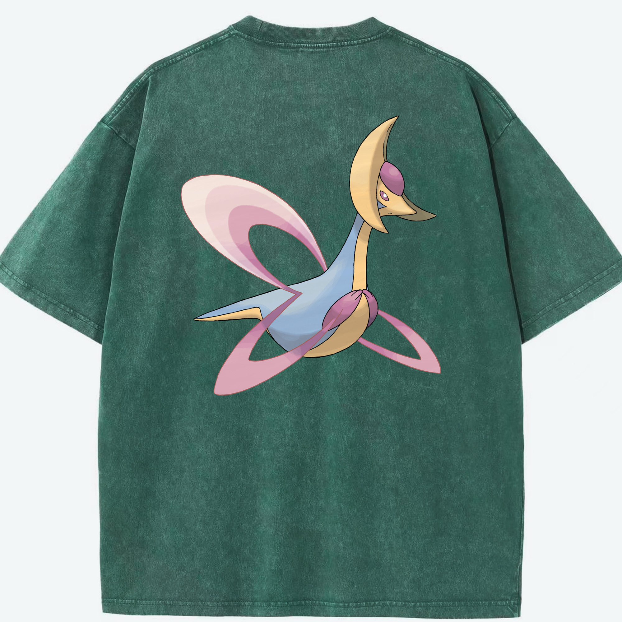 （画像用） ポケットモンスター Pokémon 綿100% ヴィンテージ風 半袖Tシャツ（背面プリント）